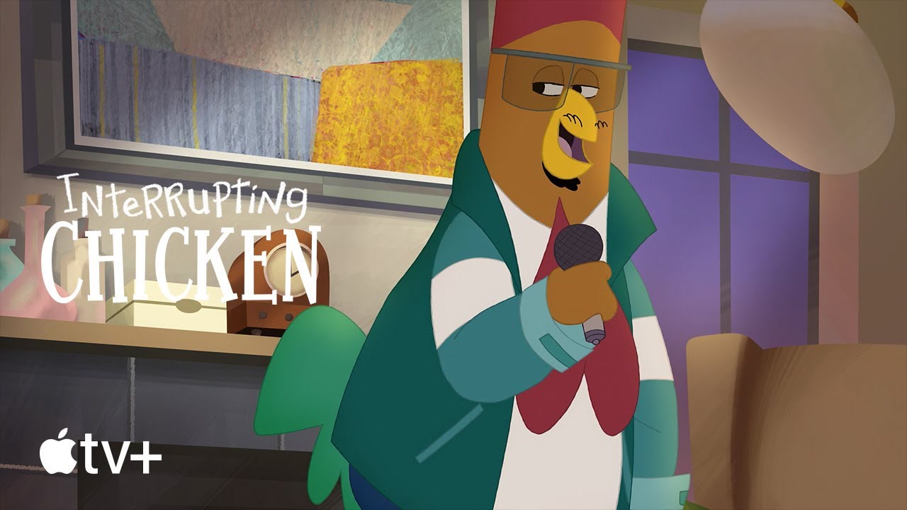 Video de «JDs Rap» del cuento «Interrupting Chicken» en Apple TV+.