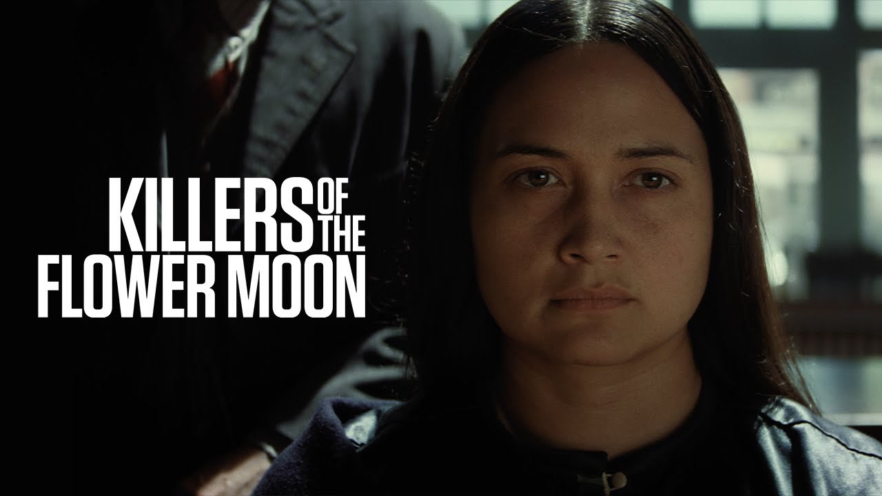 Lily Gladstone como Mollie Burkhart en el video «Killers of the Flower Moon»