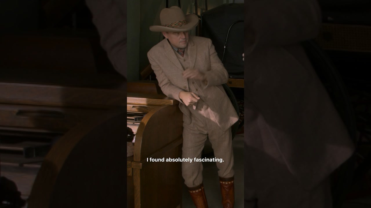 Leonardo DiCaprio protagoniza el vídeo de Ernest Burkhart en #KillersOfTheFlowerMoon #Shorts.