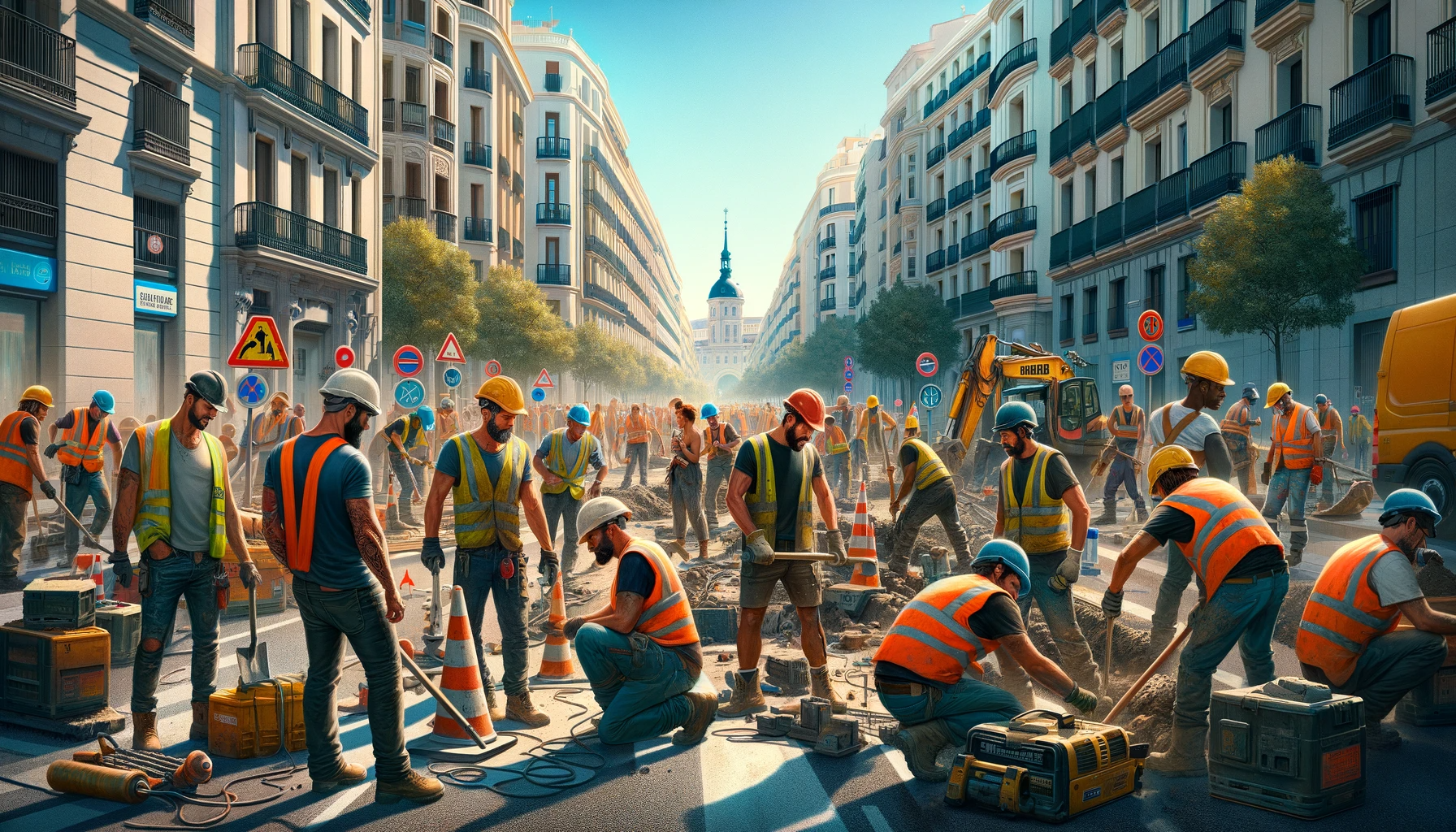 Obras en Madrid