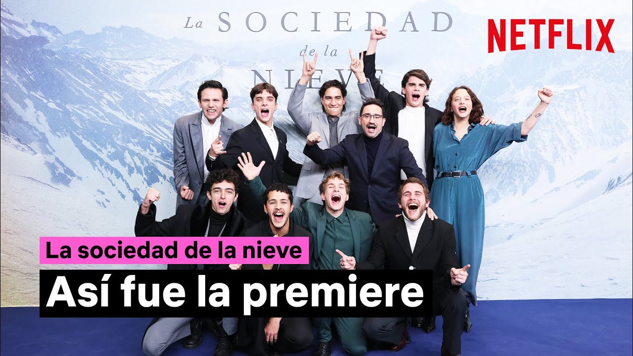 Estreno nocturno de La sociedad de la nieve en Netflix España