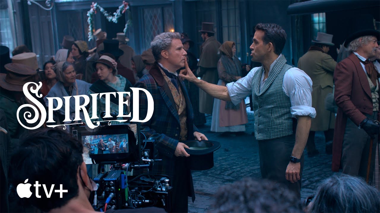 Detrás de cámaras de «Spirited», la nueva serie de Apple TV+.