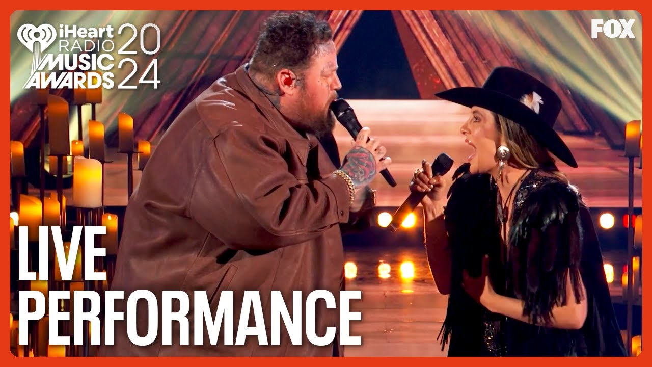 Increíble presentación de Jelly Roll y Lainey Wilson en los premios iHeartRadio 2024