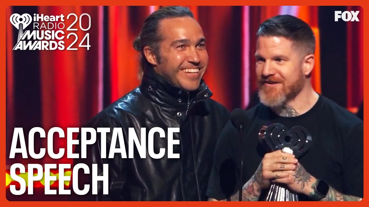 Éxito de fall out boy como artista alternativo del año |en vivo en los premios de música iHeartRadio 2024