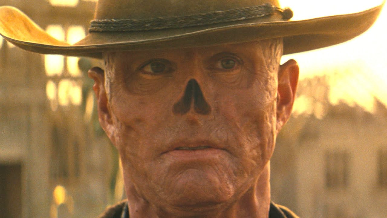 Lo nuevo de Walton Goggins como el Ghoul sin efectos visuales es extrañamente genial.