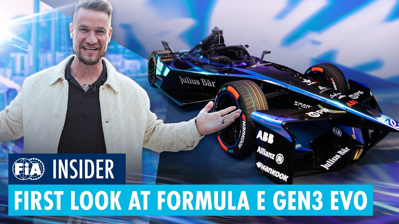 Primer vistazo al Formula E GEN3 Evo (2025-2026) por dentro.