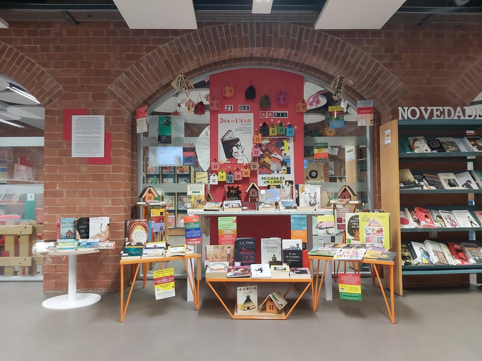Un tributo al libro y la lectura en las bibliotecas públicas municipales.