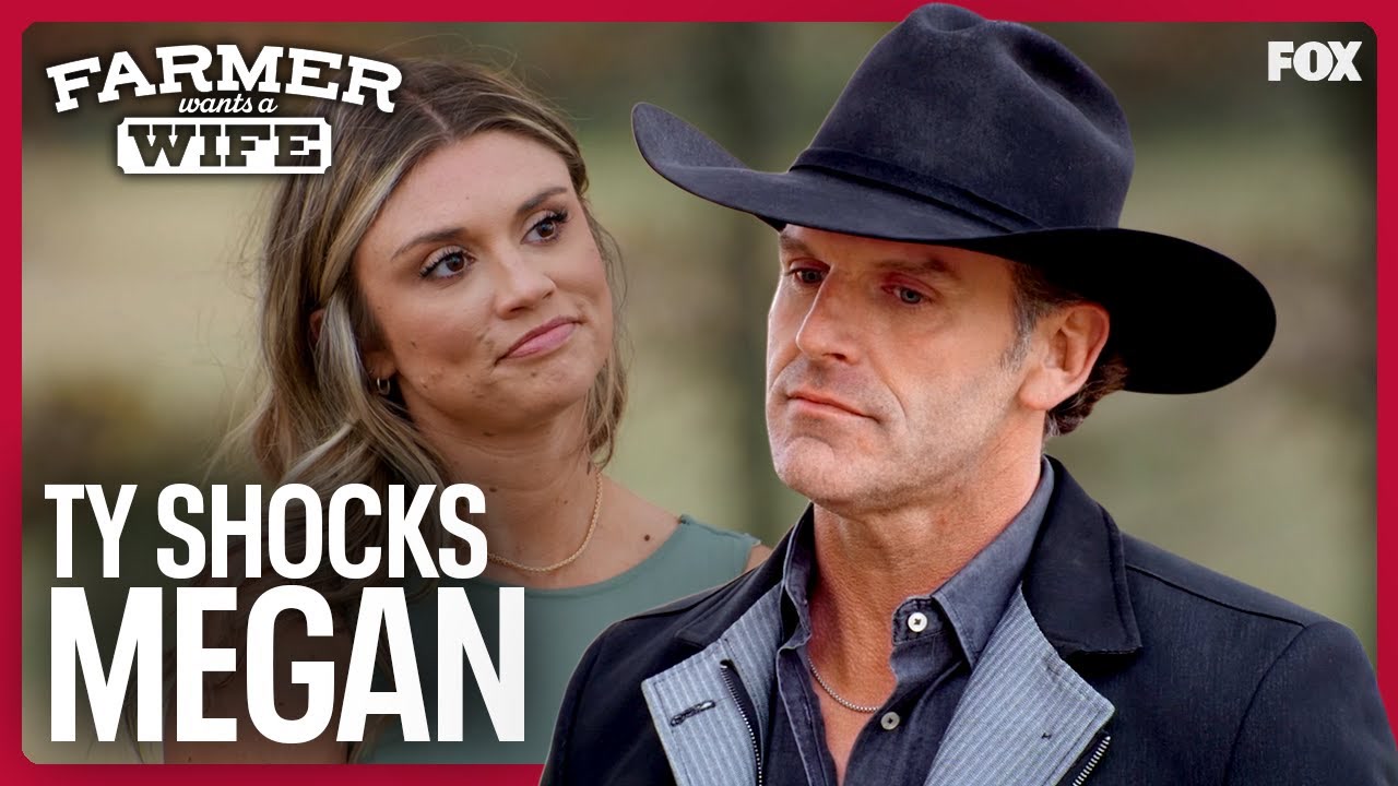 Sorpresiva decisión de Ty en final de «Farmer Wants a Wife» deja impactada a Megan.