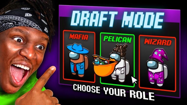 Sidemen presenta el nuevo modo de draft en Among Us: elige tu propio rol