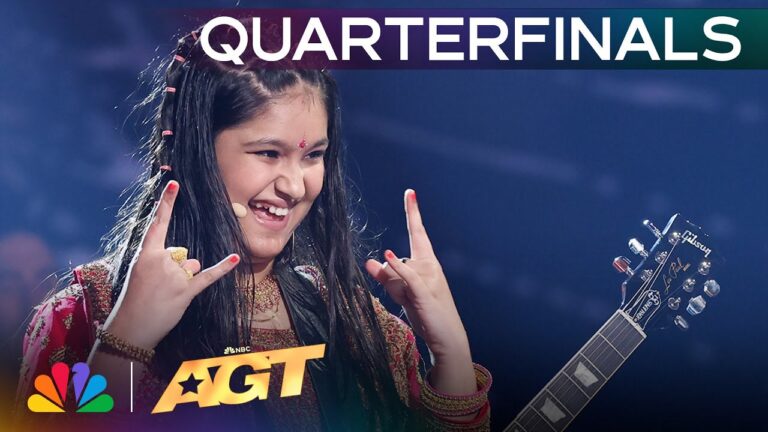 Maya Neelakantan, la guitarrista de 11 años, deslumbra con «Master of Puppets» en las semifinales de AGT 2024