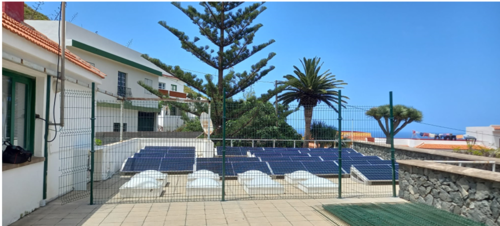 Santa Cruz implementa placas fotovoltaicas en el Centro Social y Cultural de Taganana