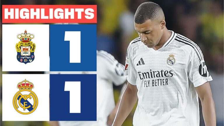 Las Palmas empata 1-1 con el Real Madrid en un emocionante resumen de LaLiga EA Sports