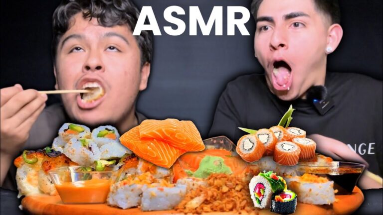 Disfruta del ASMR sushi mukbang con Benjy Chavez en su especial de 100k
