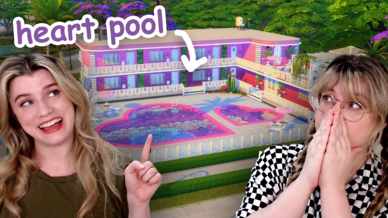 ¿Podemos construir un hotel temático del amor en The Sims 4?