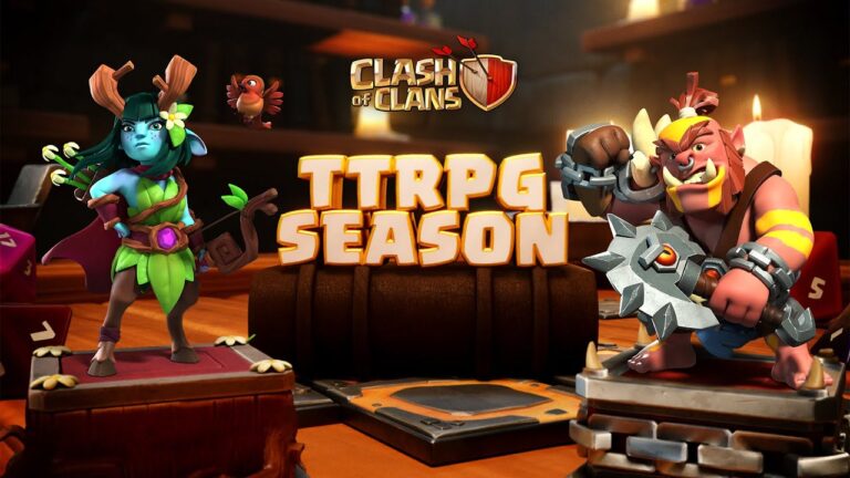 ¡Una nueva temporada de Clash of Clans trae una épica aventura de RPG de mesa!