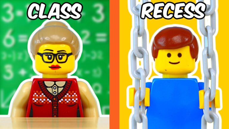 Un creativo simula una escuela de LEGO y sorprende a todos con su ingenio
