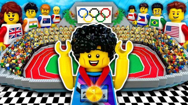 Construí un impresionante estadio Olímpico de LEGO que te dejará sin aliento