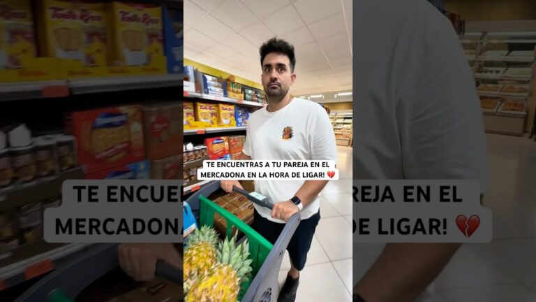 Te sorprende ver a tu pareja en el Mercadona mientras intentas ligar