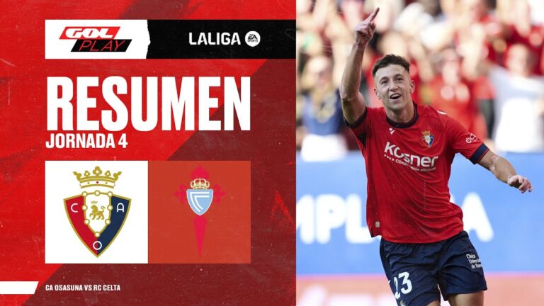 Resumen de la emocionante victoria de Osasuna sobre RC Celta
