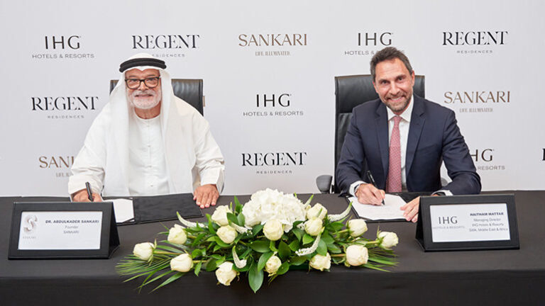 IHG Hotels & Resorts y Sankari inauguran las primeras residencias Regent de lujo en Dubai