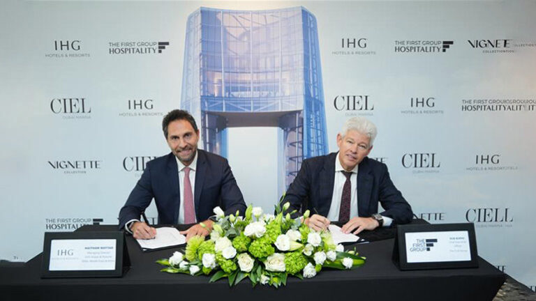 IHG firma acuerdo con The First Group para incorporar la torre hotelera más alta del mundo a su colección Vignette en Dubái