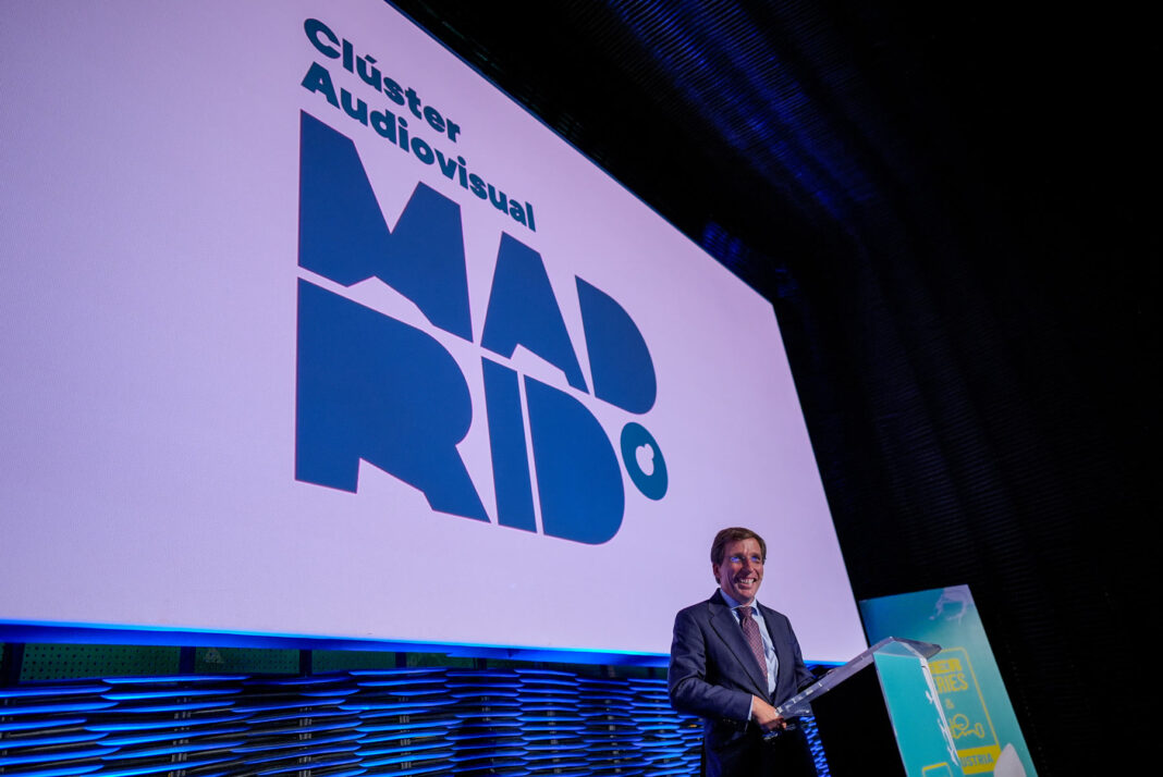 El alcalde de Madrid, José Luis Martínez-Almeida, presenta el nuevo Clúster Audiovisual de Madrid
