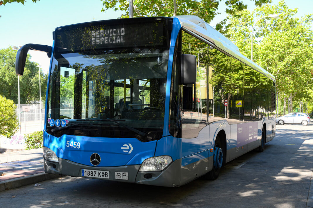 Imagen de archivo de autobús de EMT Madrid