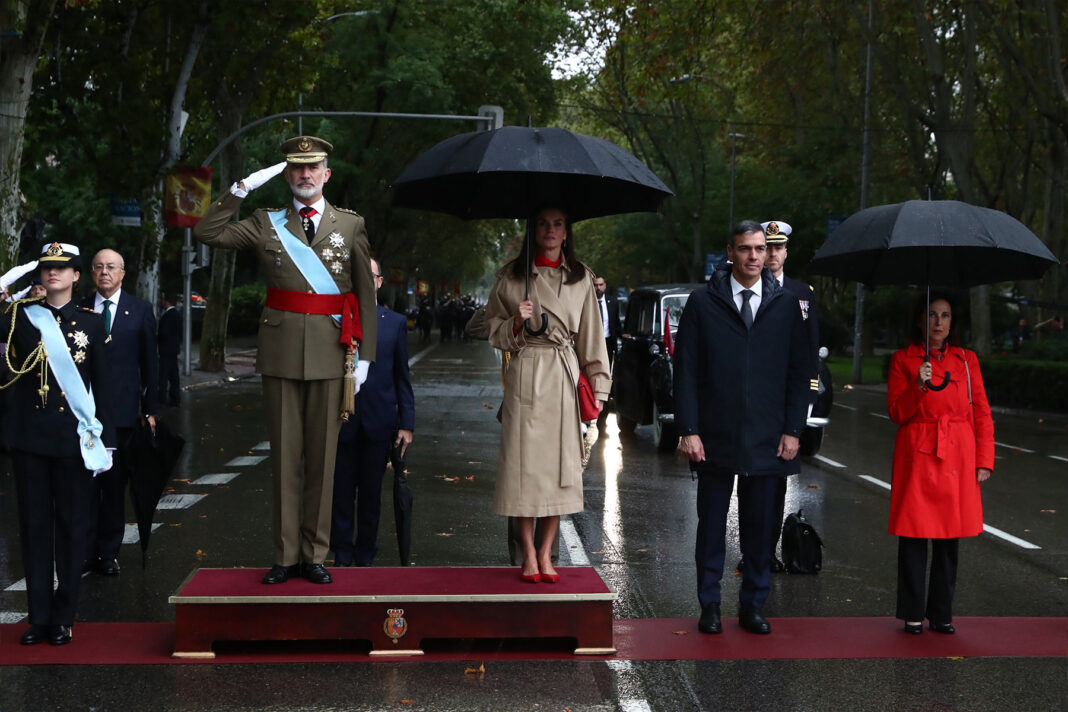 12/10/2024. Pedro Sánchez asiste a los actos conmemorativos del Día de la Fiesta Nacional. Pedro Sánchez asiste a los actos conmemorativos d...