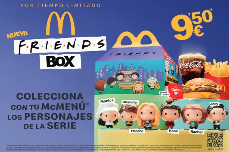 McDonald’s presenta ‘Friends Box’, el pack perfecto para los seguidores de la serie
