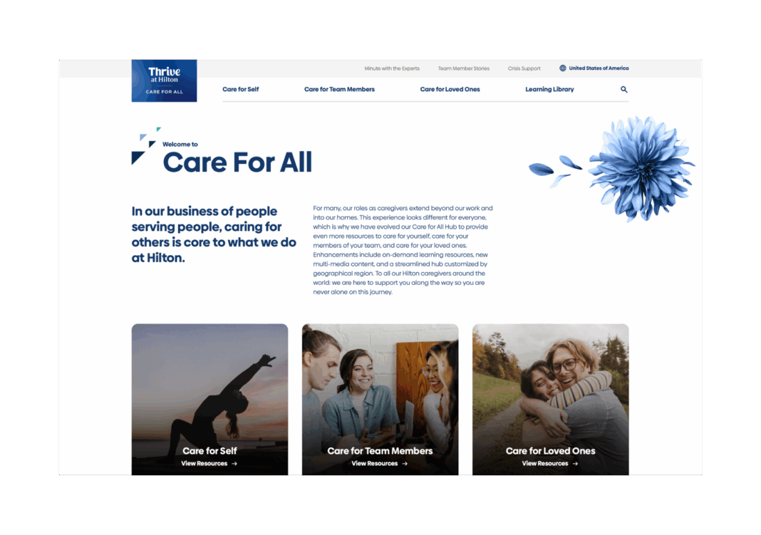 Hilton Care For All Hub