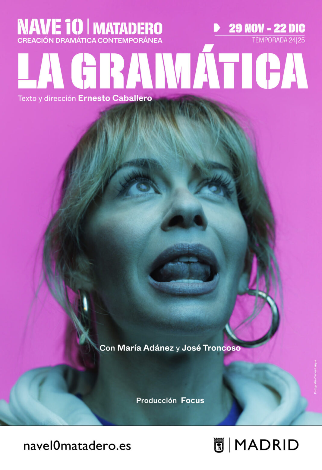 Cartel promocional de la obra 