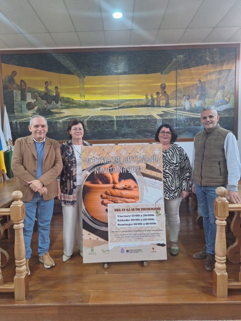Comienza la VI Feria de Artesanía Navideña en Tegueste con 53 puestos y música en vivo