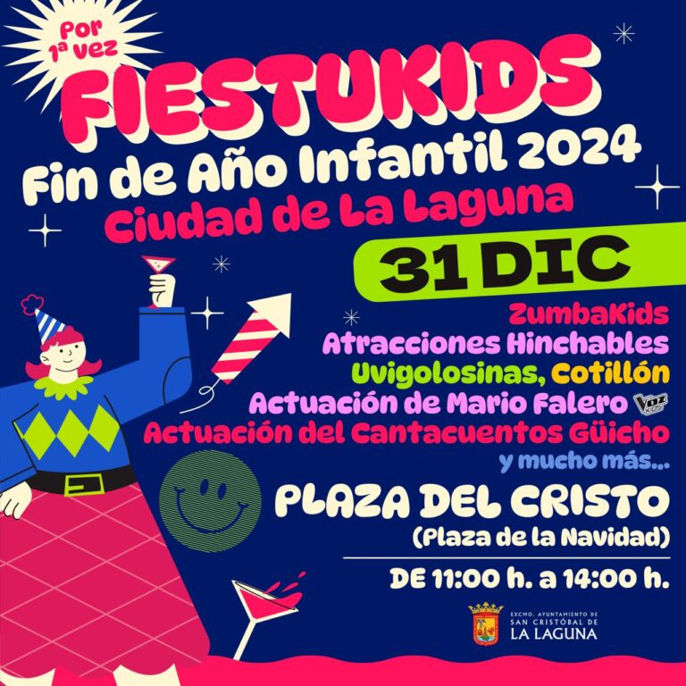 La Laguna presenta un Fin de Año mágico para los más pequeños en la Plaza de la Navidad