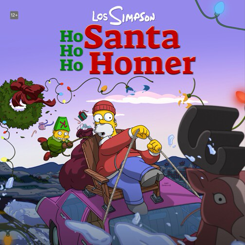 Los Simpson: «Ho Ho Ho Santa Homer» llega en exclusiva a Disney+ el 17 de diciembre