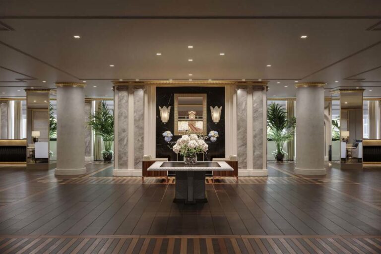 Waldorf Astoria New York Lobby Welcome Area - Credit Noë & Associates Courtesy The Boundary
