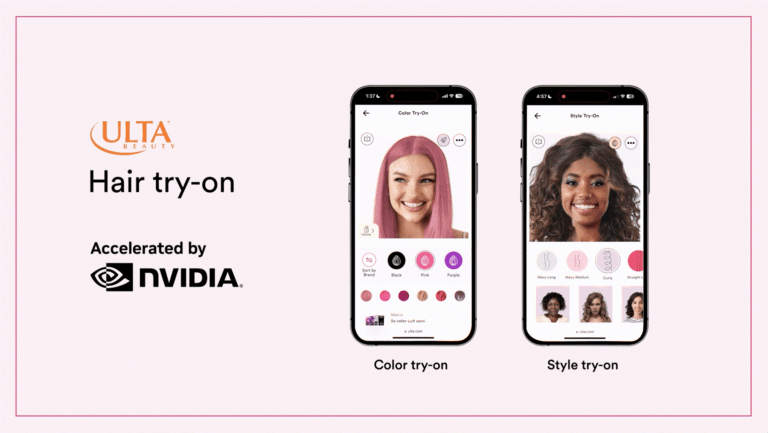 la inteligencia artificial de Ulta Beauty permite a los compradores probar nuevos peinados