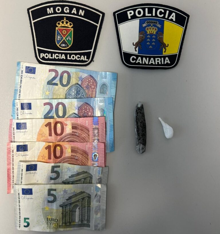 Detienen a un hombre en Mogán por vender droga a un menor
