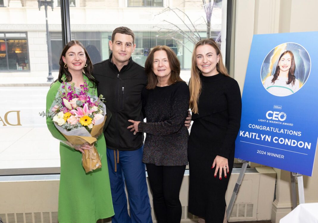 Kaitlyn Condon, Hilton Boston Park Plaza - Hilton 2024 CEO Light & Warmth Award Winner