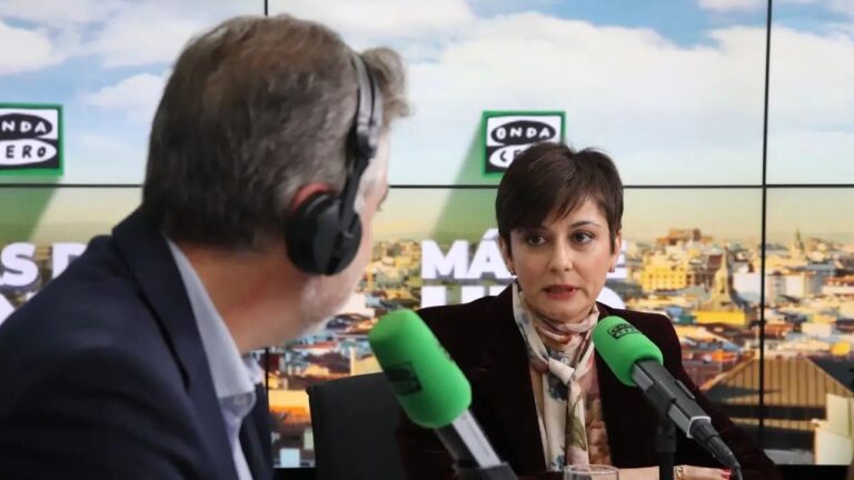Isabel Rodríguez propone tregua de Estado en vivienda con Carlos Alsina en ‘Más de uno’