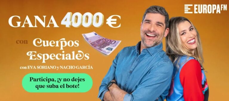Un oyente de ‘Cuerpos especiales’ podría ganar 4.000 euros mañana en Europa FM
