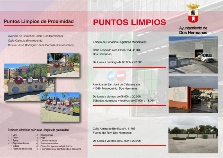 Dos Hermanas Mejora Rutas de Puntos Limpios Móviles para Fomentar el Reciclaje