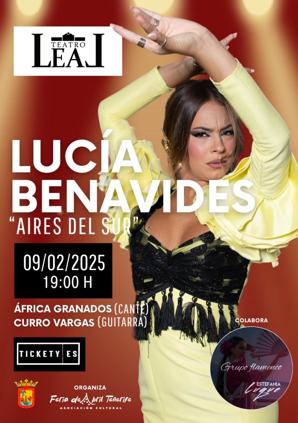 Lucía Benavides deslumbra en el Teatro Leal con su nuevo espectáculo