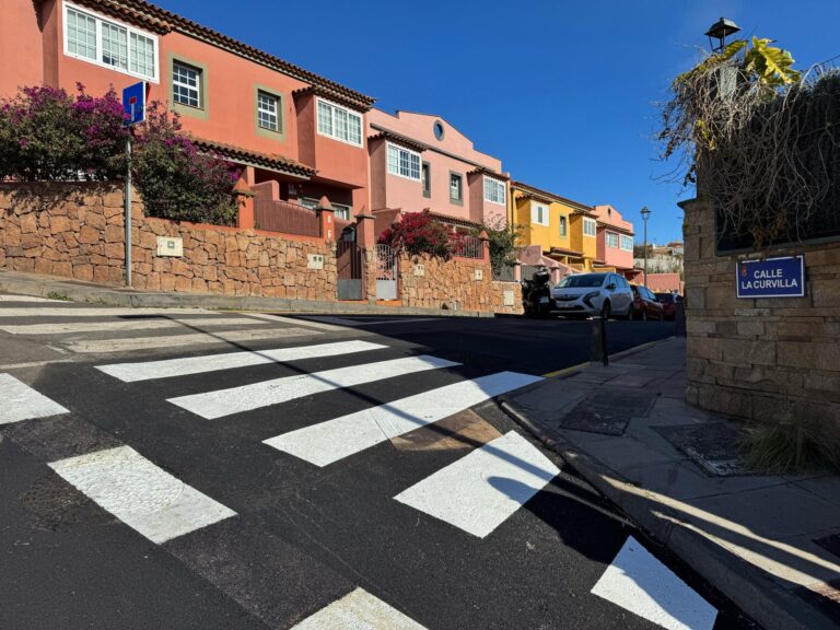 Mejoras en Saneamiento y Seguridad Vial en La Curvilla, La Laguna