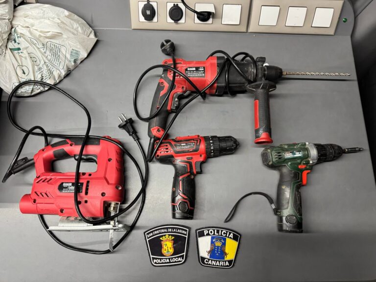Policía Local de La Laguna Intercepta a Dos Sospechosos por Delitos de Tráfico