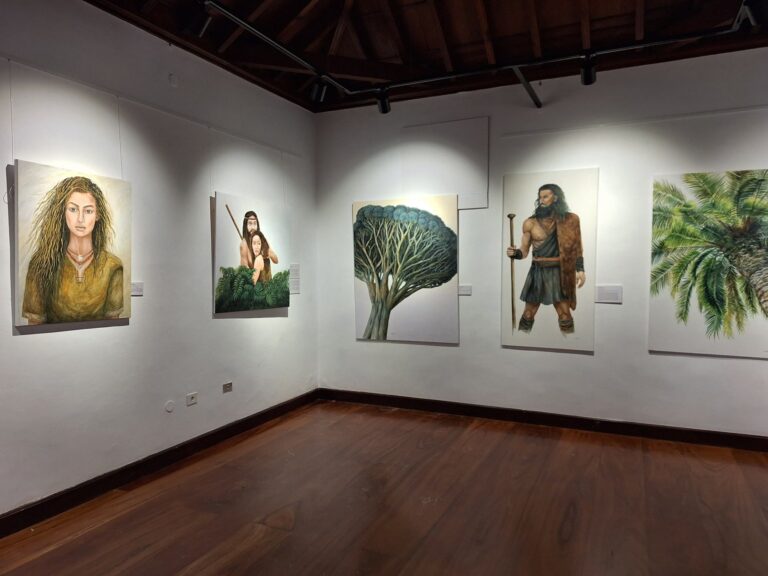 Tegueste homenajea la cultura guanche con la exposición Achinech en la Sala Prebendado Pacheco