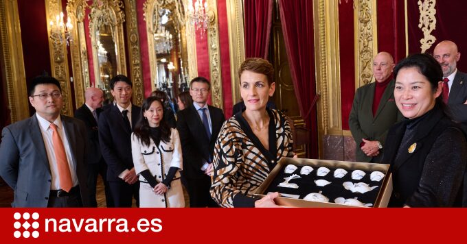Chivite destaca la colaboración entre Navarra y China para un