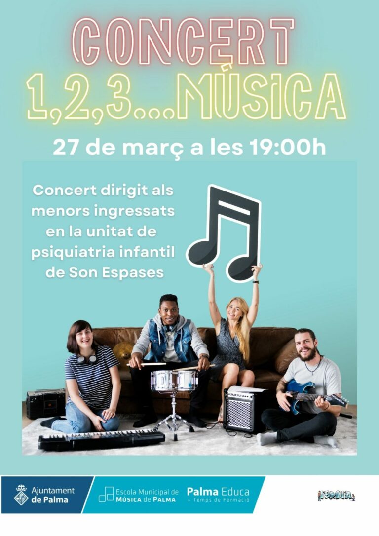 Concierto de la Escuela de Música en Hospital Son Espases por la Salud Mental