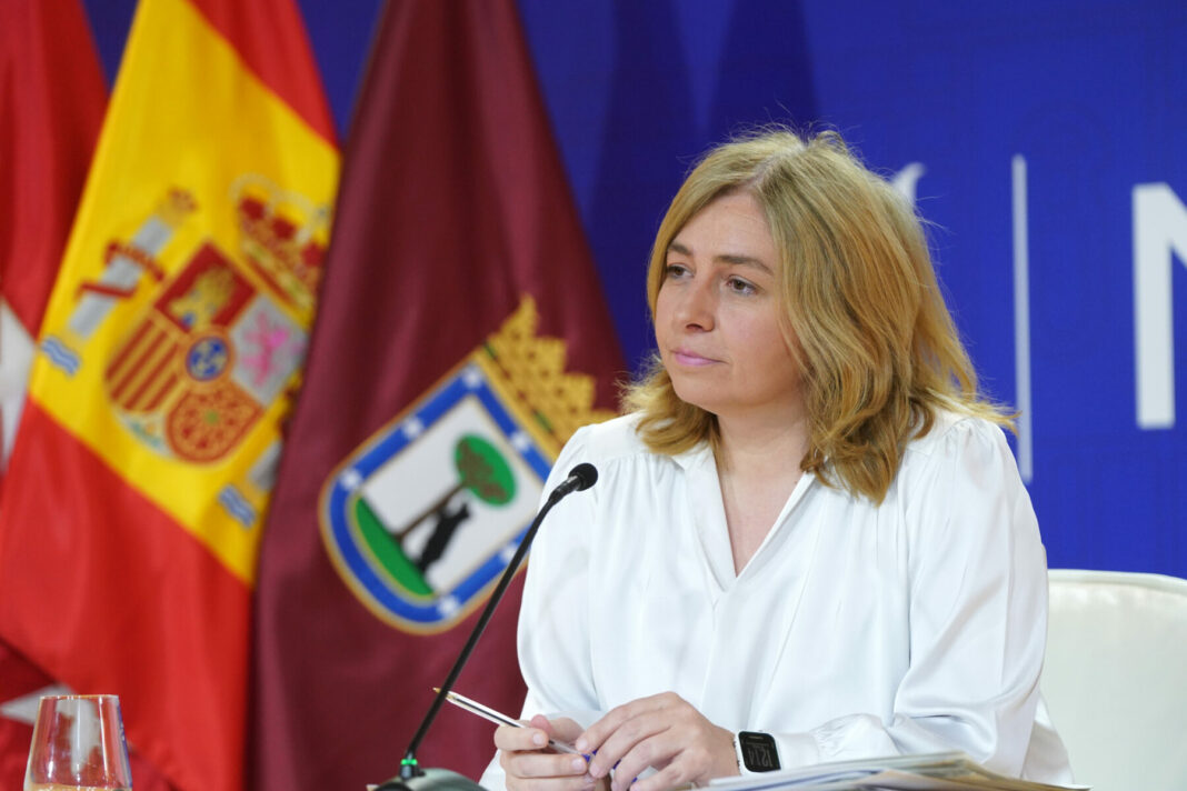 La vicealcaldesa y delegada de Seguridad y Emergencias, Inma Sanz, durante la rueda de prensa