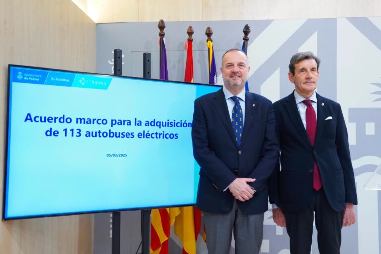 EMT Palma Aprueba Compra de 113 Autobuses Eléctricos por 117 Millones