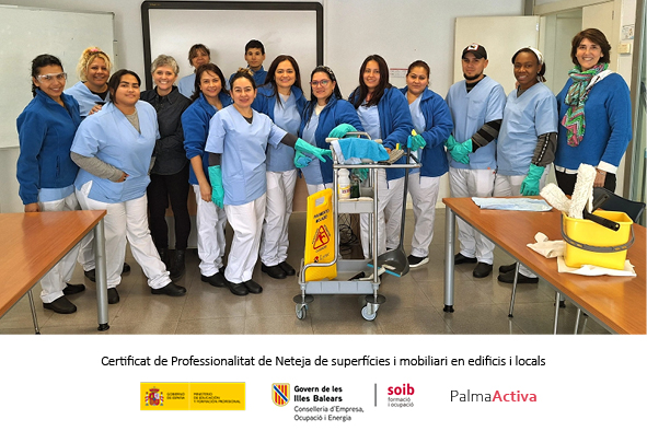 14 Alumnos Obtienen Certificado de Limpieza en Curso del SOIB
